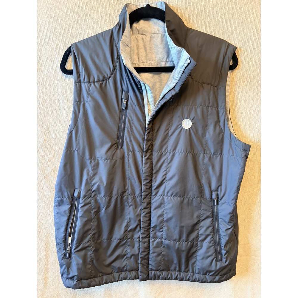 Zero Restriction Tour Series Reversible Full Zip Vest Gray / Black Men's M